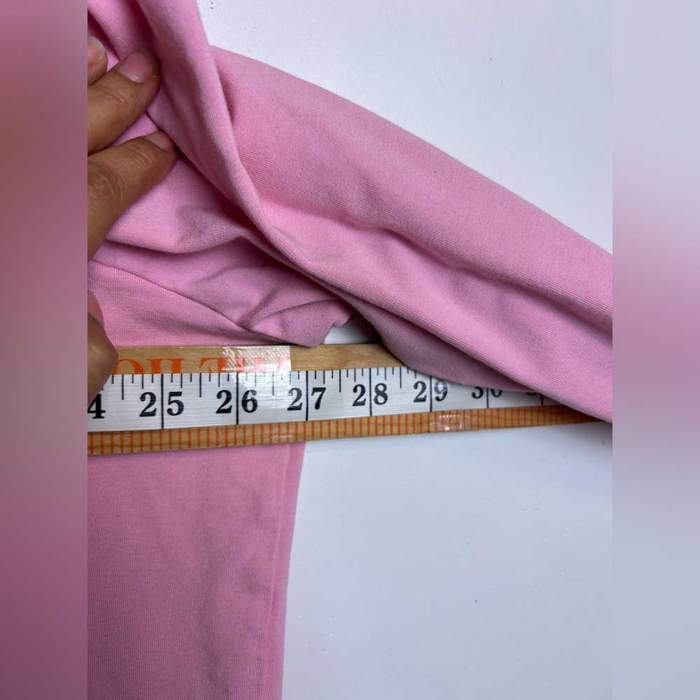 Belle Kim Gravel Top Blouse 2X Egyptian Pima Cotton Pink Lightweight Comfortable - Picture 9 of 11